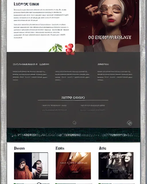 Prompt: web radio design template