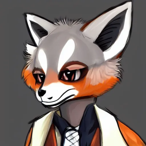 Image similar to an anthropomorphic fox, fursona!!!! trending on furaffinity, by kawacy, trending on artstation