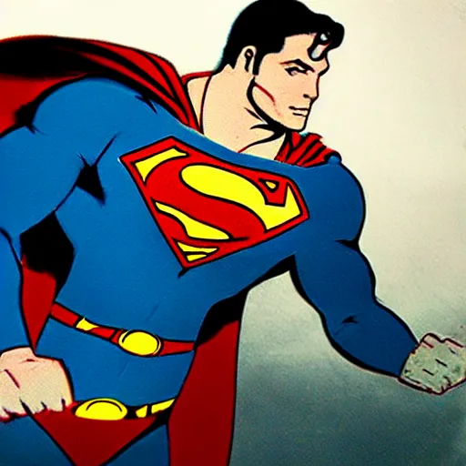 Image similar to concept art superman