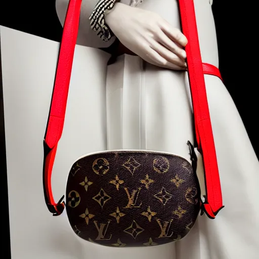 Image similar to a bag designed by louis vuitton specially for catgirls, luxury, expensive, photo portrait, symmetry, awesome exposition, very detailed, highly accurate, professional lighting diffracted lightrays, 8 k, sense of awe