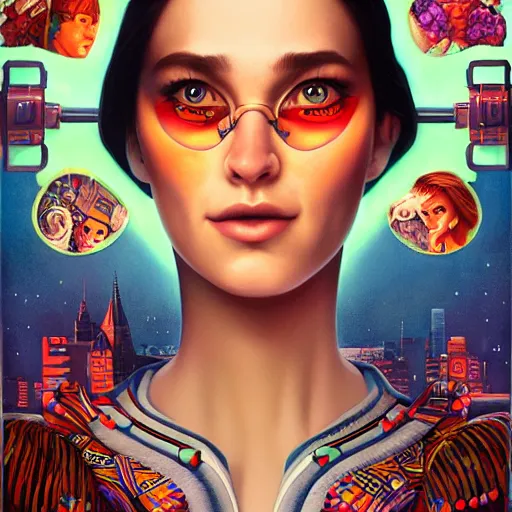 Image similar to stockholm city portrait, Pixar style, by Tristan Eaton Stanley Artgerm and Tom Bagshaw.