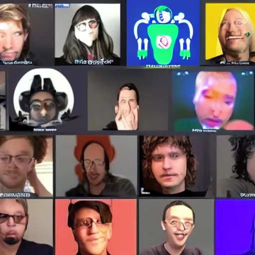 Image similar to a bunch of nerds discussing artificial intelligence on an online music forum