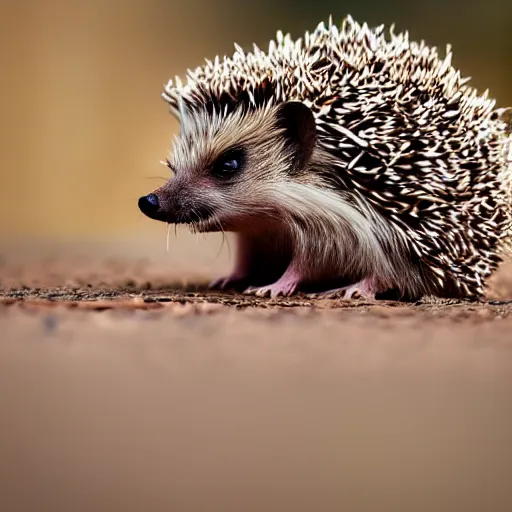 Image similar to a hedgehog toilet, photography, high resolution 8k,