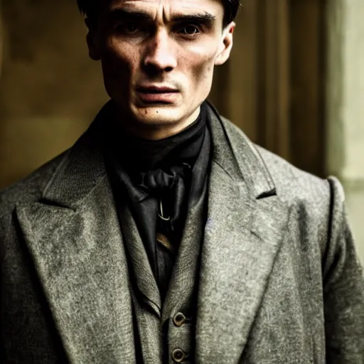 Image similar to thomas shelby as a black knight, portrait shot, cinematic, sharp focus, extreme detail, lighting, epic
