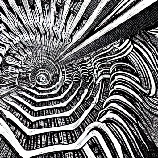 Image similar to london spiraling by junji ito 8k hd