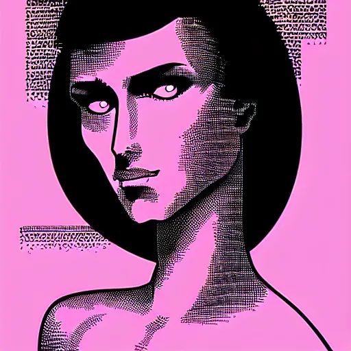 Image similar to portrait of a woman by Philippe Caza