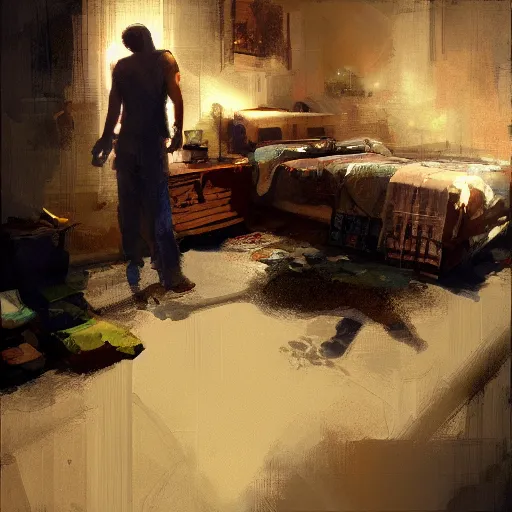 Image similar to i should probably go to bed, craig mullins