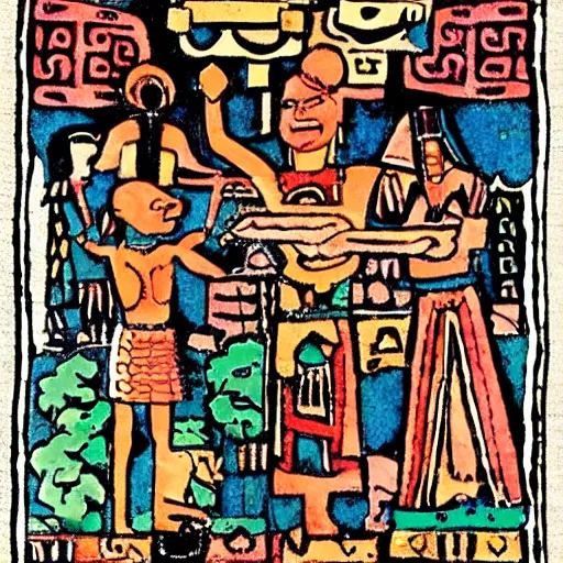 Image similar to aztec sacrifice