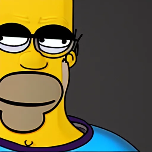 Image similar to 3 d homer simpson