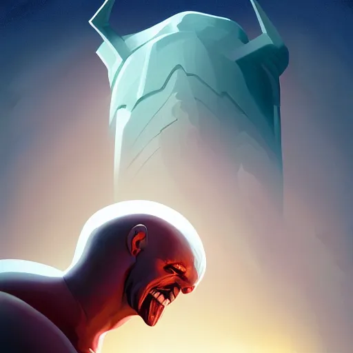 Image similar to face icon stylized minimalist the thing from another world 1 9 5 1, loftis, cory behance hd by jesper ejsing, by rhads, makoto shinkai and lois van baarle, ilya kuvshinov, rossdraws global illumination