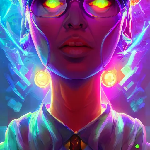 Image similar to skill magic geek inside matrix deepdream radiating a glowing aura stuff loot legends stylized digital illustration video game icon artstation lois van baarle, ilya kuvshinov, rossdraws,