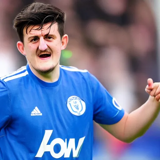 Image similar to Harry Maguire as a Brighton soccer player