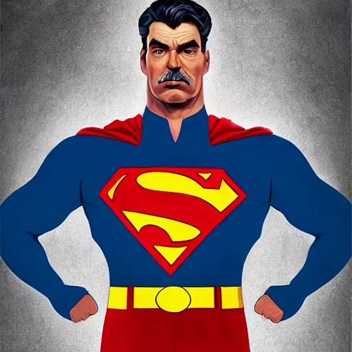 Image similar to joseph stalin as superman , digital art by Mandy Jurgens and Irina French and Heraldo Ortega , hyperdetailed, artstation, cgsociety
