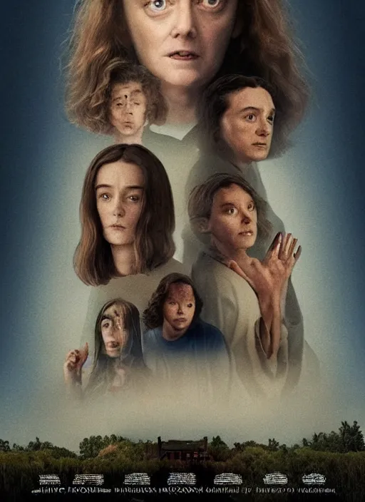 Image similar to Hereditary (2018) poster, Walt Disney studios 1993, highly detailed