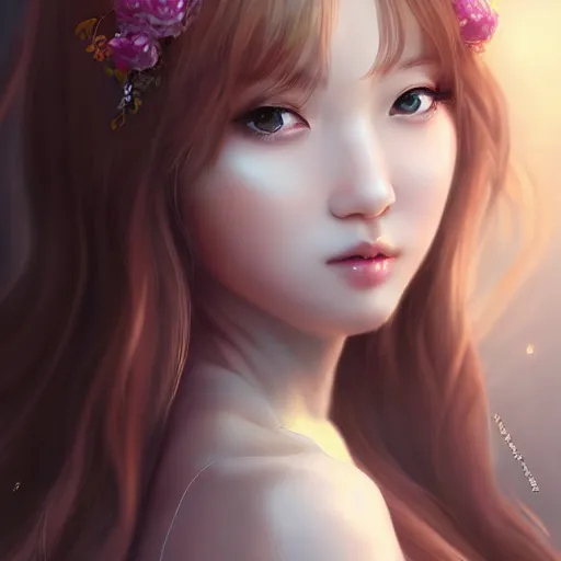 Prompt: realistic beautiful gorgeous natural cute fantasy elegant lovely princess girl art drawn full HD 4K highest quality in artstyle by professional artists WLOP, Taejune Kim, yan gisuka, JeonSeok Lee, artgerm, Ross draws, Zeronis, Chengwei Pan on Artstation