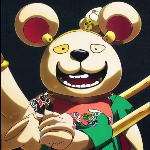 Image similar to basoromyu kuma by oda eiichiro, by toei animation