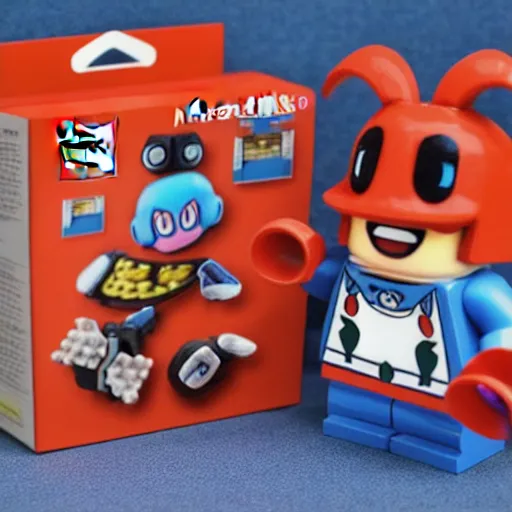 Prompt: nintendo kirby lego set, detailed