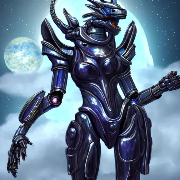 Prompt: goddess shot, galactic sized stunning beautiful anthropomorphic robot mecha female dragon, in space, larger than planets, holding the earth, the earth a mere marble in her claws, detailed silver armor, epic proportions, epic scale, detailed digital art, furry, macro art, dragon art, giantess, warframe fanart, furaffinity, deviantart, realistic