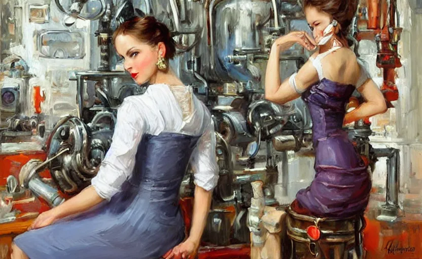 Image similar to Industrial complex. By Konstantin Razumov, highly detailded