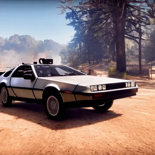 Image similar to delorean in red dead redemption 2