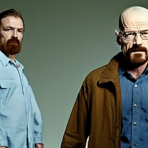 Image similar to Walter white big muscles