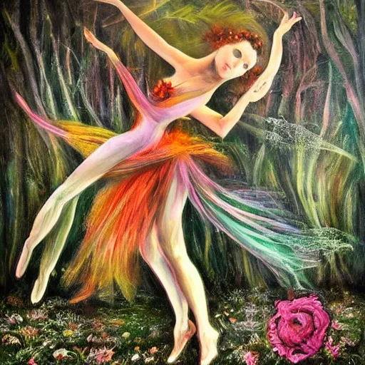 Image similar to dance of the fae by marcel caram and elena vizerskaya