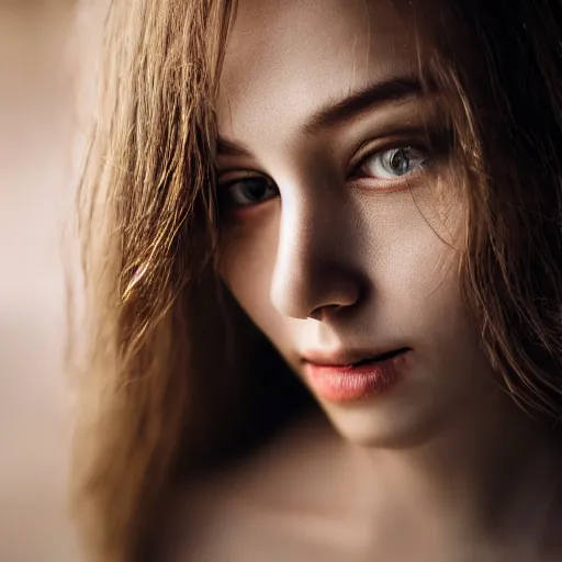 Prompt: A beautiful woman, detailed character portrait, 8k, ultra high quality, photorealistic, cinematic lighting, cinematic, epic, Cannon 5D Mark II, 35MM film
