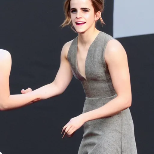 Image similar to emma watson tackling emma watson