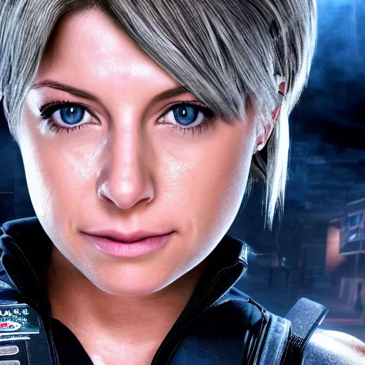 Jill Valentine from Resident Evil 3 Remake, highly, Stable Diffusion