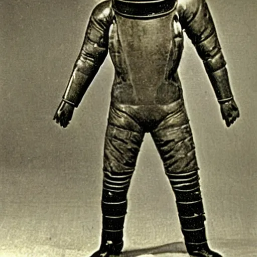 Image similar to detailed photo of a diver wearing an early diving suit on the moon holding an electric guitar. old diving suit. old diving suit photos. detailed. colorized. posing like London Calling