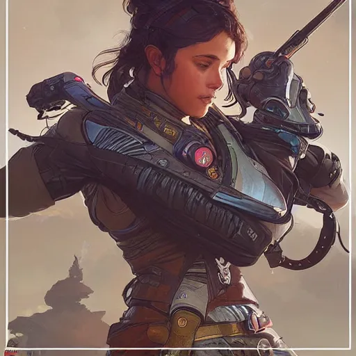 Image similar to watson from apex legends fantasy art, hyper detailed, extremely complex, hyper realistic art by artgerm and greg rutkowski and alphonse mucha