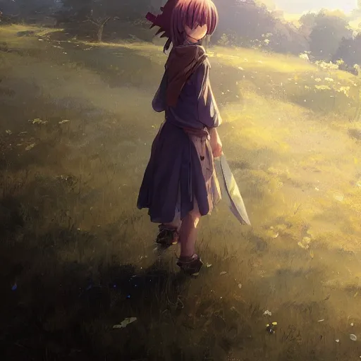 anime clannad by greg rutkowski, Stable Diffusion