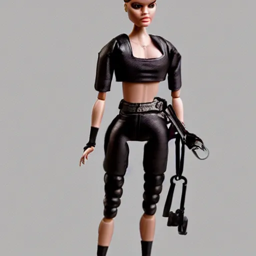 Prompt: furiosa as a barbie doll, photorealistic, highly detailed,