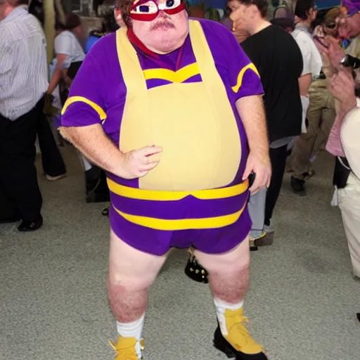Image similar to Full-Cosplay Wario, played by George Wendt, 2011 Comic-Con, blog-photo