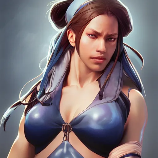 Image similar to felicia hardy as a street fighter character, cg animation, capcom, realistic, character select portrait, by artgerm, greg rutkowski, alphonse mucha, 3 d