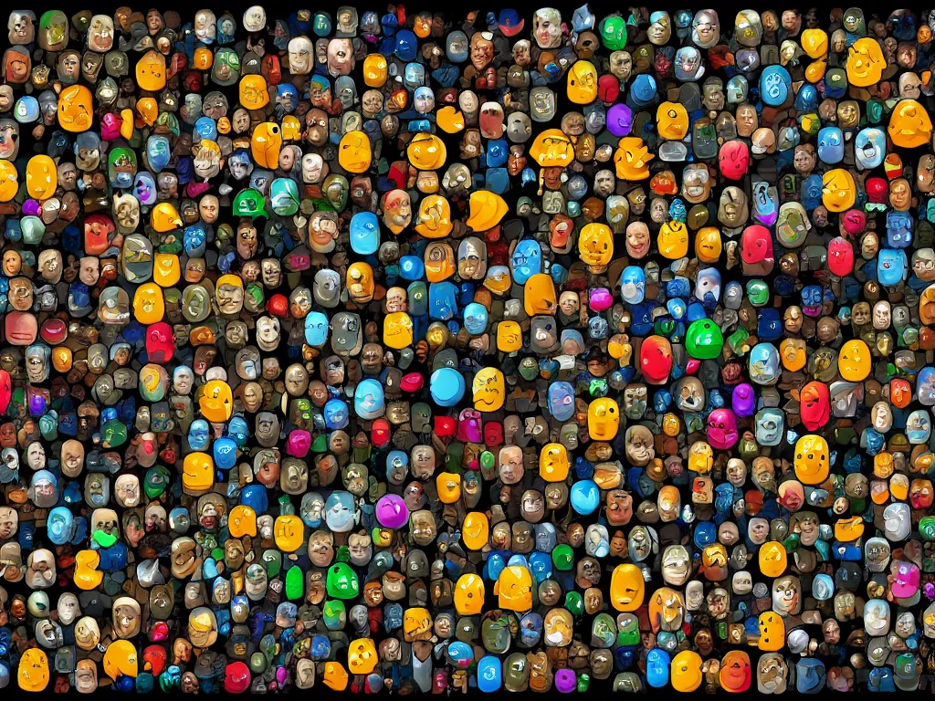 Image similar to rosetta stone with android emojis written on it, digital painting, trending on artstation, deviantart, 8k, epic composition, intrinsic details, perfect coherence