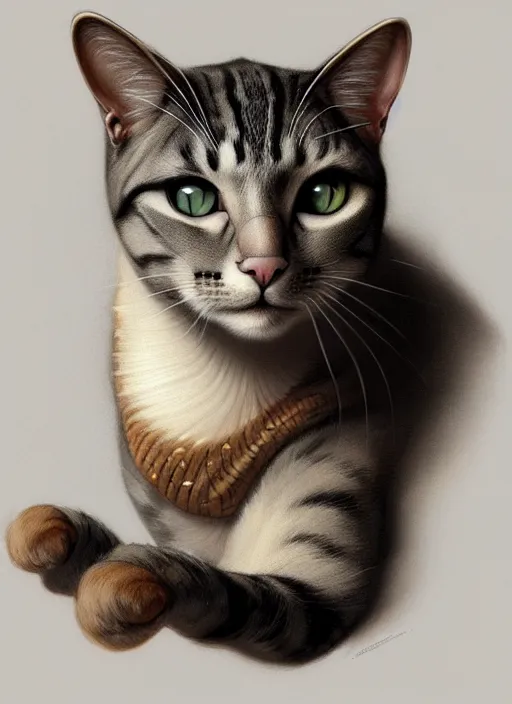 Prompt: liam o'brien as a cat, intricate, elegant, highly detailed, digital painting, artstation, concept art, smooth, sharp focus, illustration, art by artgerm and greg rutkowski and alphonse mucha, 8 k