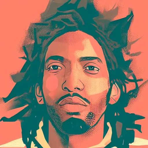 Image similar to a dreamy portrait of kawhi leonard by conrad roset, cybernetically enhanced, hyperdetailed, cyberpunk, cool, trending on artstation