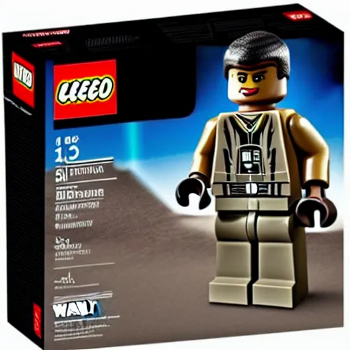 Image similar to will smoth as a star wars lego figure