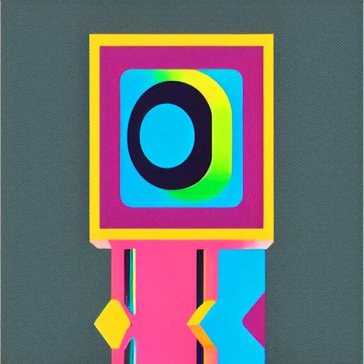 abstract geometric sculpture by shusei nagaoka, kaws, Stable