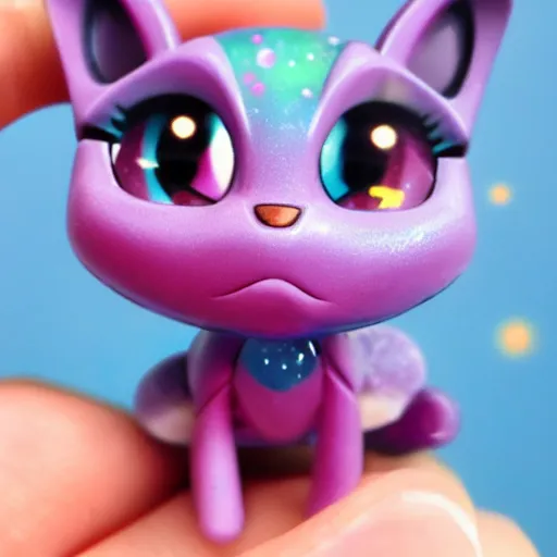 Prompt: Liminal space in outer space, my littlest pet shop toy!!!!!