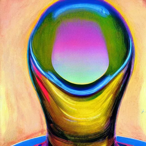 Image similar to alien by wayne thiebaud