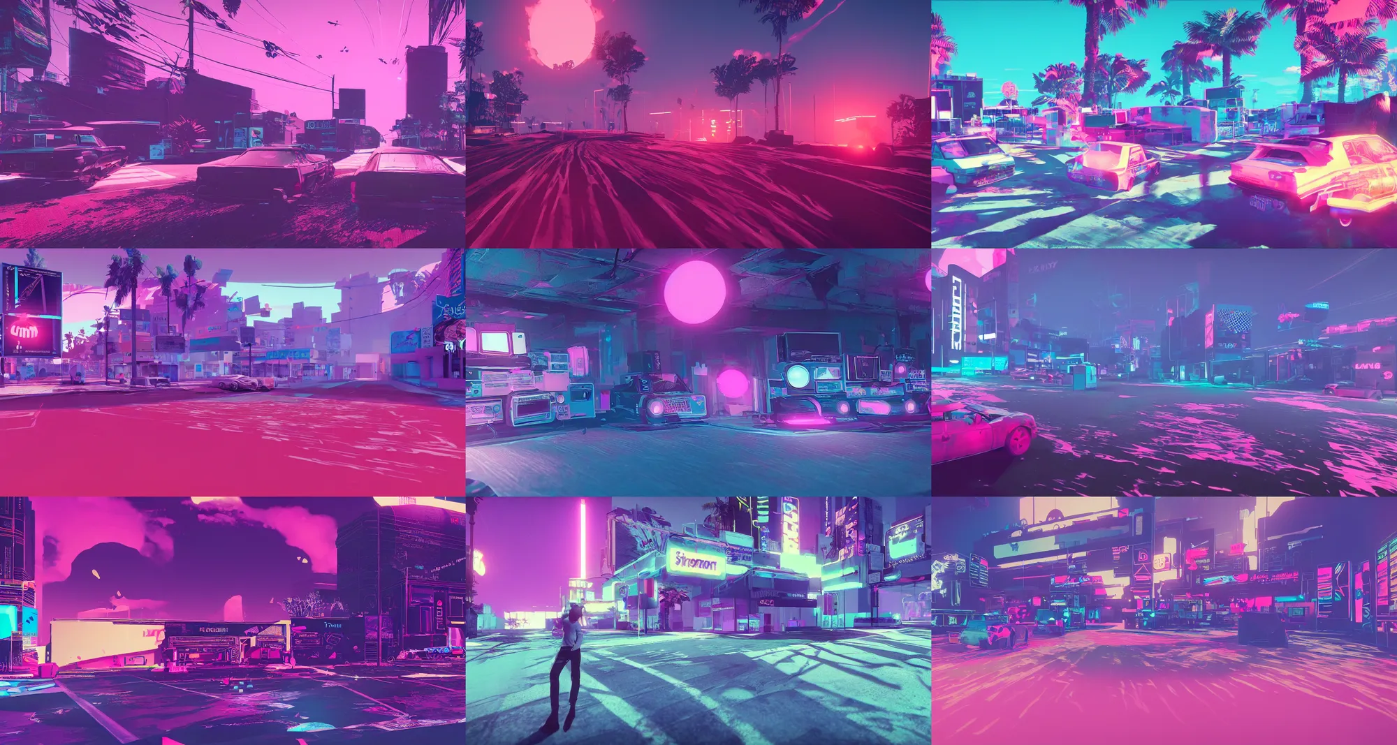 Prompt: screenshot from the playstation 4 game \ dreams \. synthwave, cassette aesthetic, dusty old tapes, retro style.