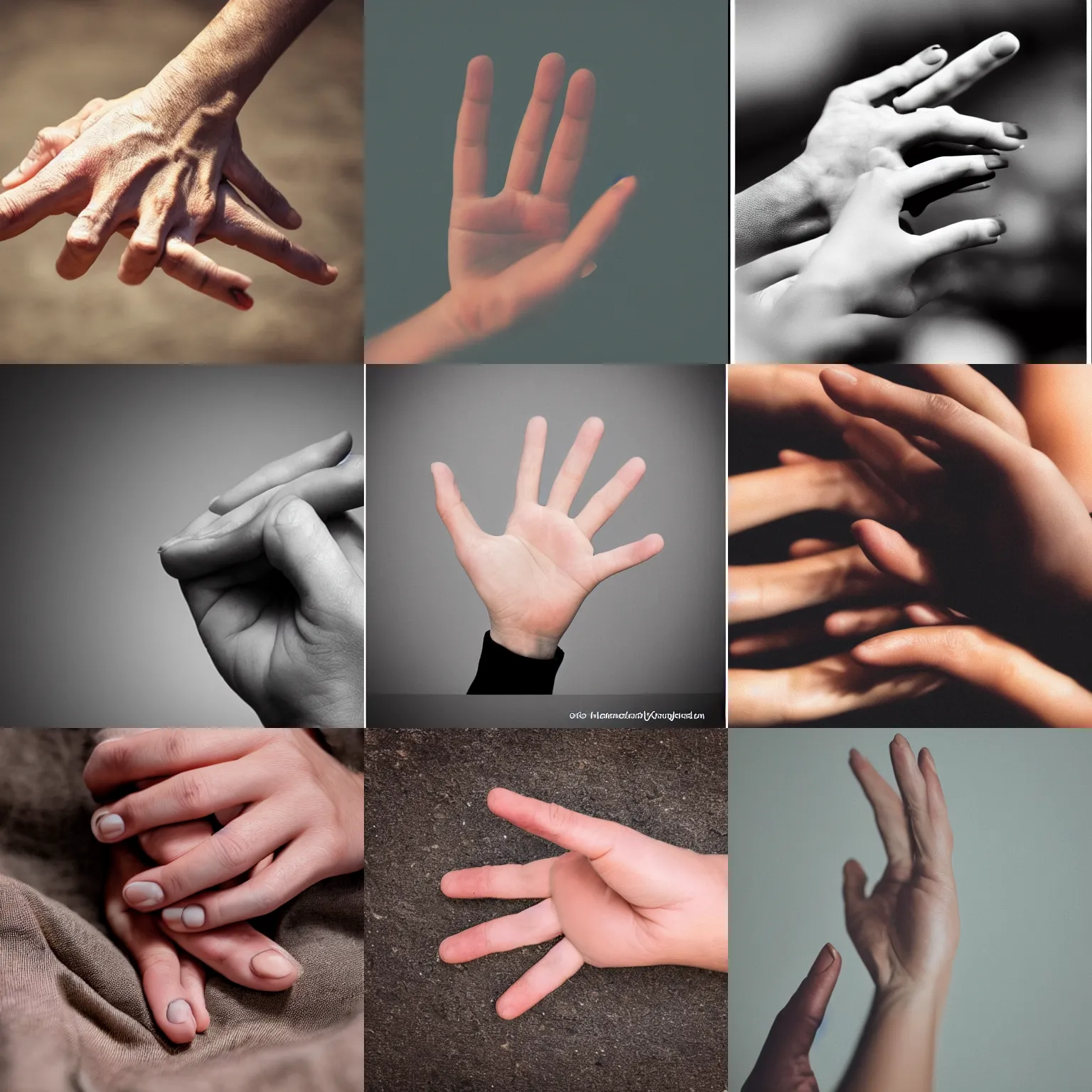 Prompt: hand photography