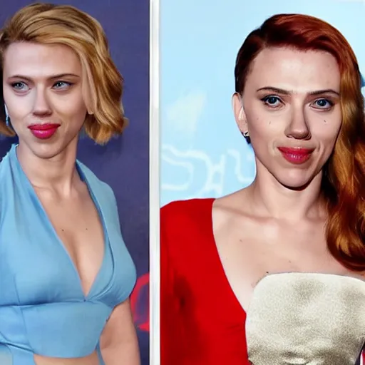 Image similar to genetic combination of scarlett johansson and a hamster