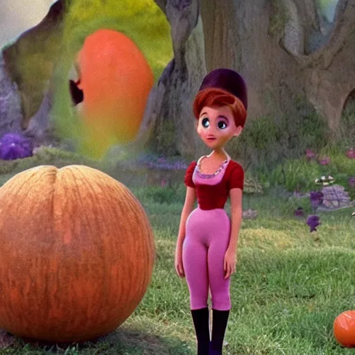 Image similar to a still of ariana grande in james and the giant peach ( 1 9 9 6 )