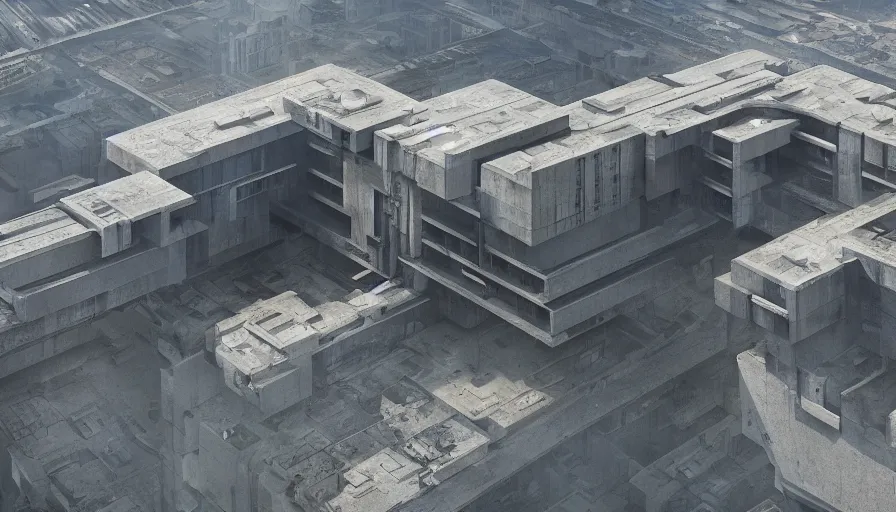 Image similar to big height brutalist imperial military base, drawing architecture, ultra very long shot, top angle, imperial architecture in rogue one, pritzker architecture prize, brutalism architecture, jan urschel, greig fraser