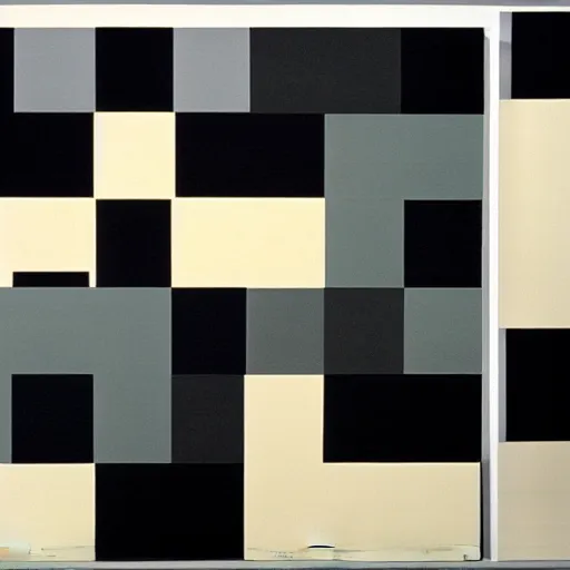 Image similar to filled canvas of the color black by karl gerstner