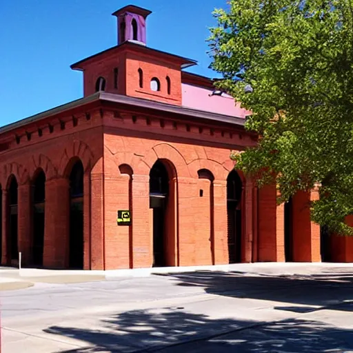 Image similar to boise train depot as designed by luis barragan