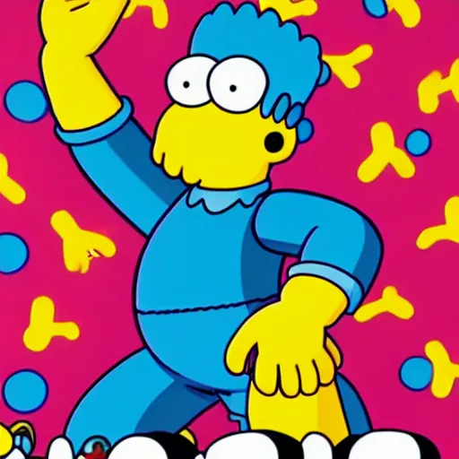 Image similar to kaws kimpsons